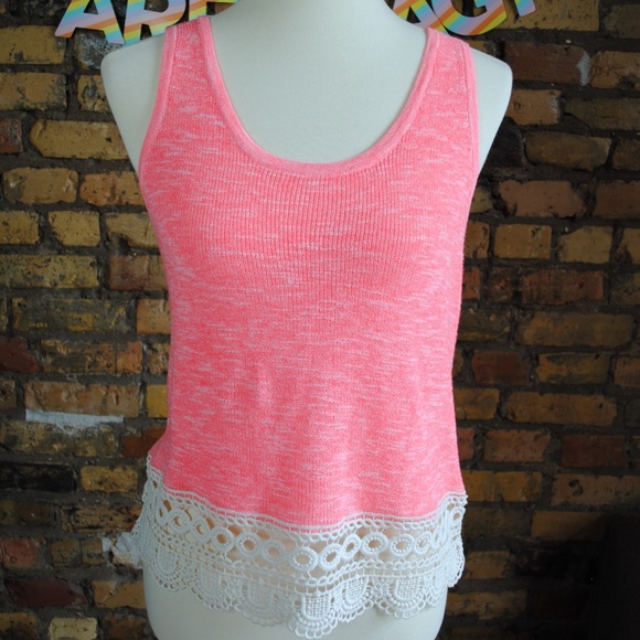NWT SEQUIN HEARTS Sweater Knit Tank - Picture 1 of 8